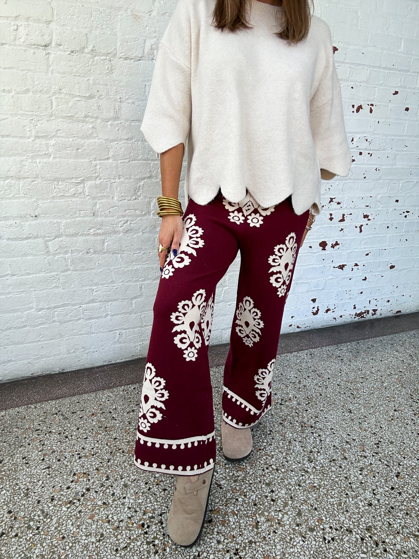 GLASS OF MERLOT PANTS