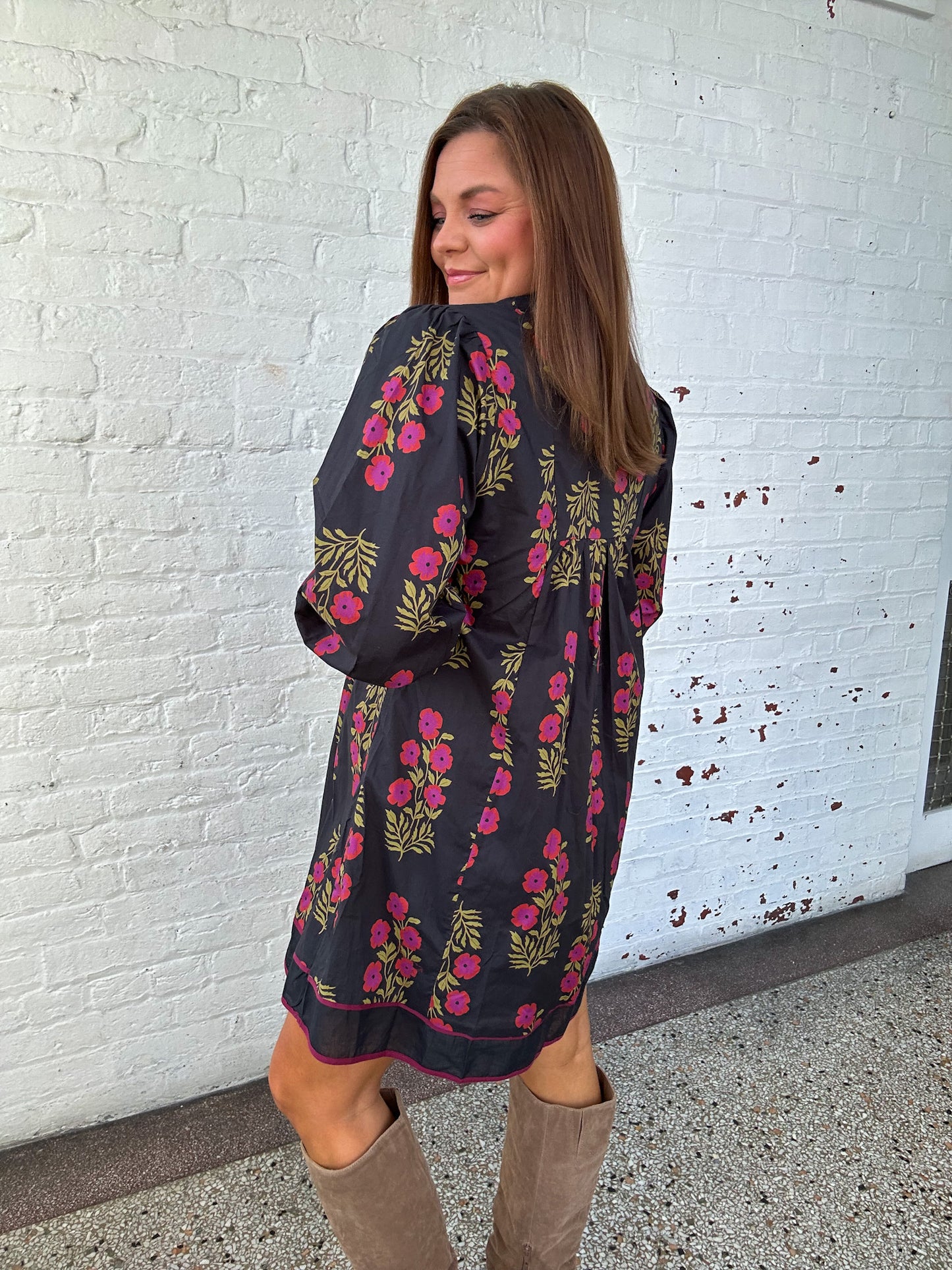 PETAL TO THE METAL MINI DRESS