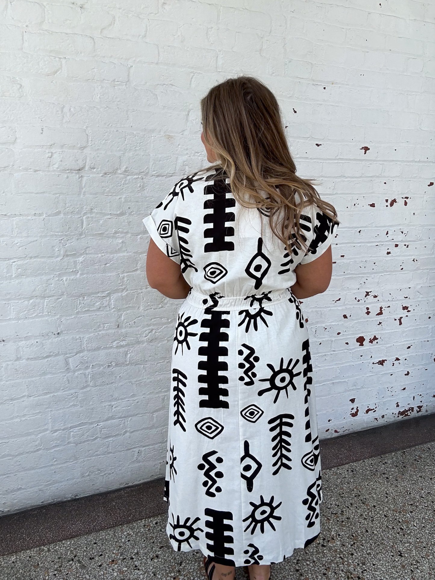 SANTORINI MIDI DRESS