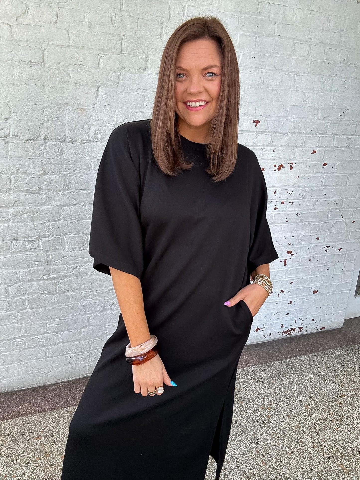 SO LUXE MAXI DRESS - BLACK