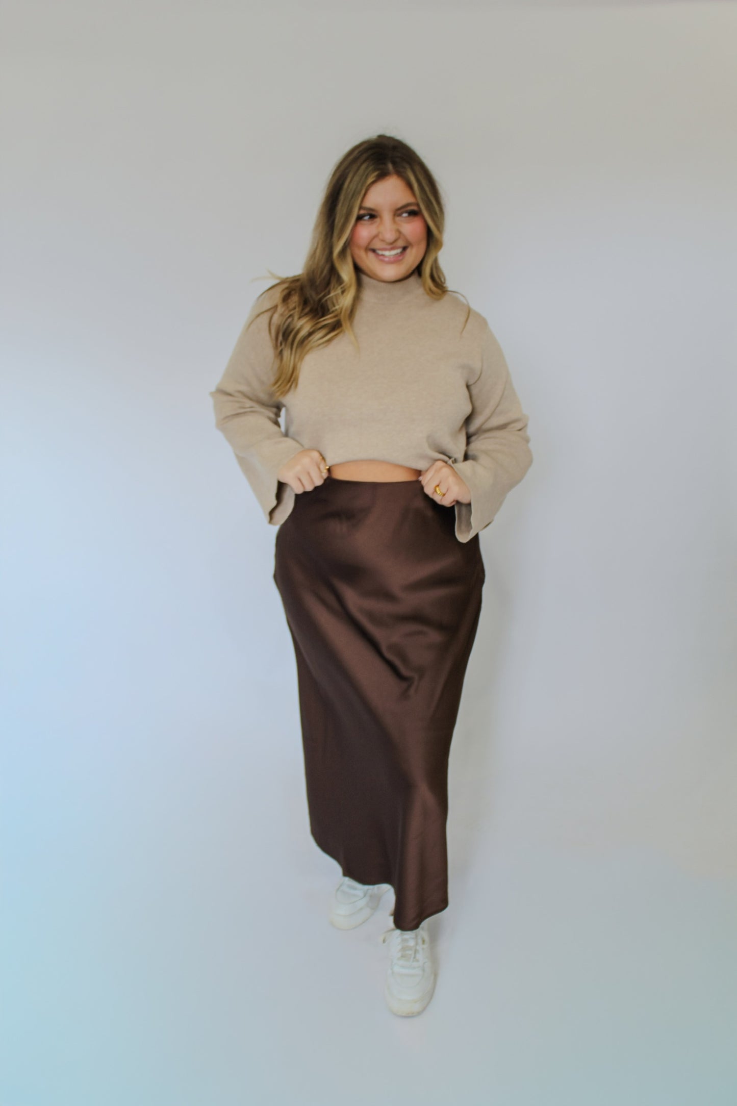 ESPRESSO EVE MIDI SKIRT