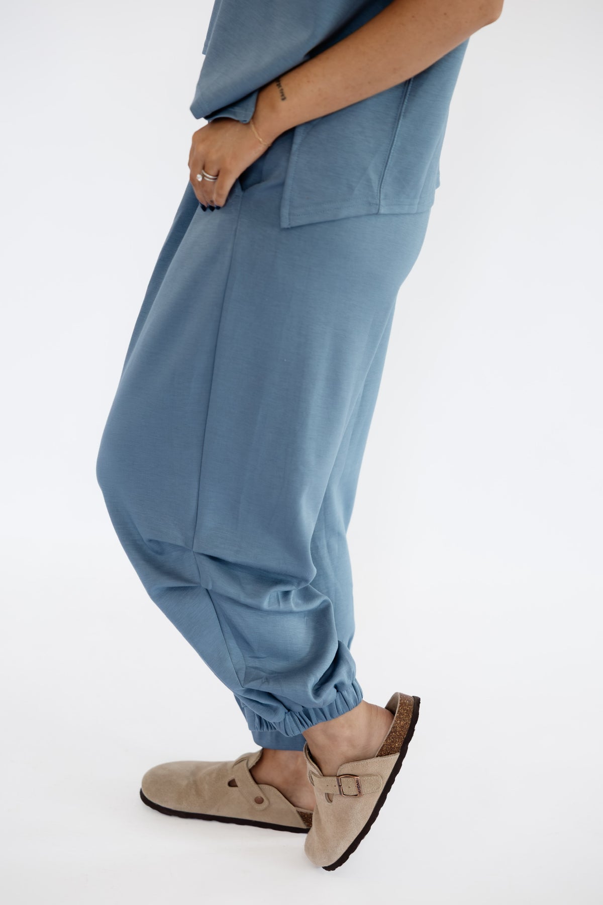 ALL IS WELL LOUNGE SET - WASHED BLUE