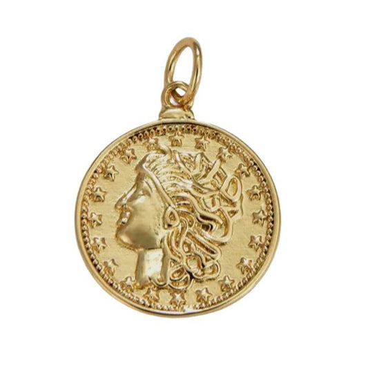 Roman Coin Charm