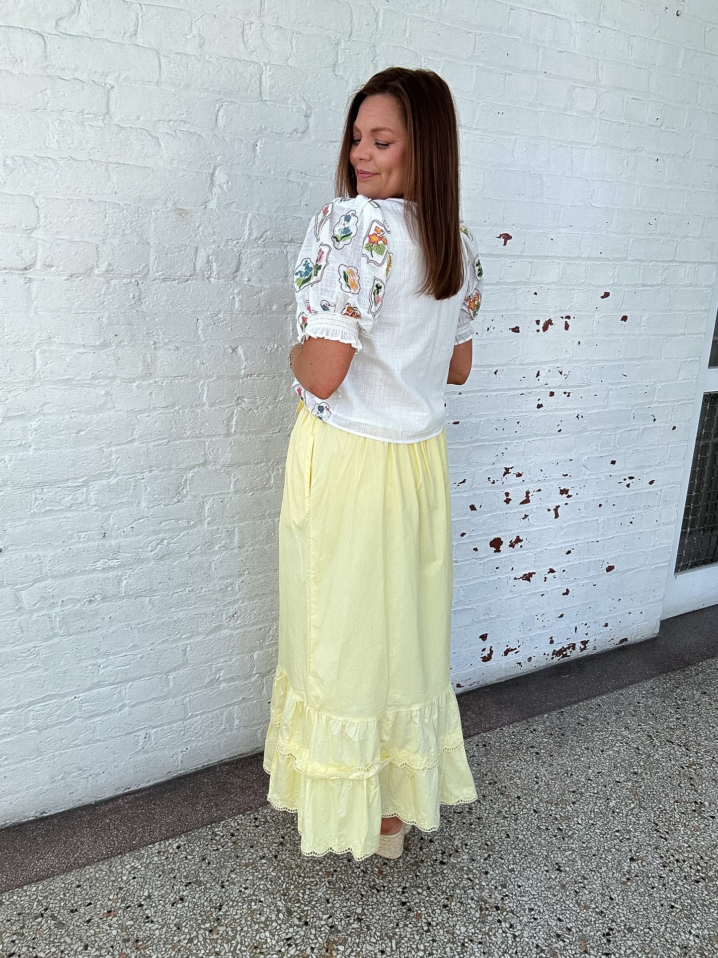 LEMON ZEST MAXI SKIRT