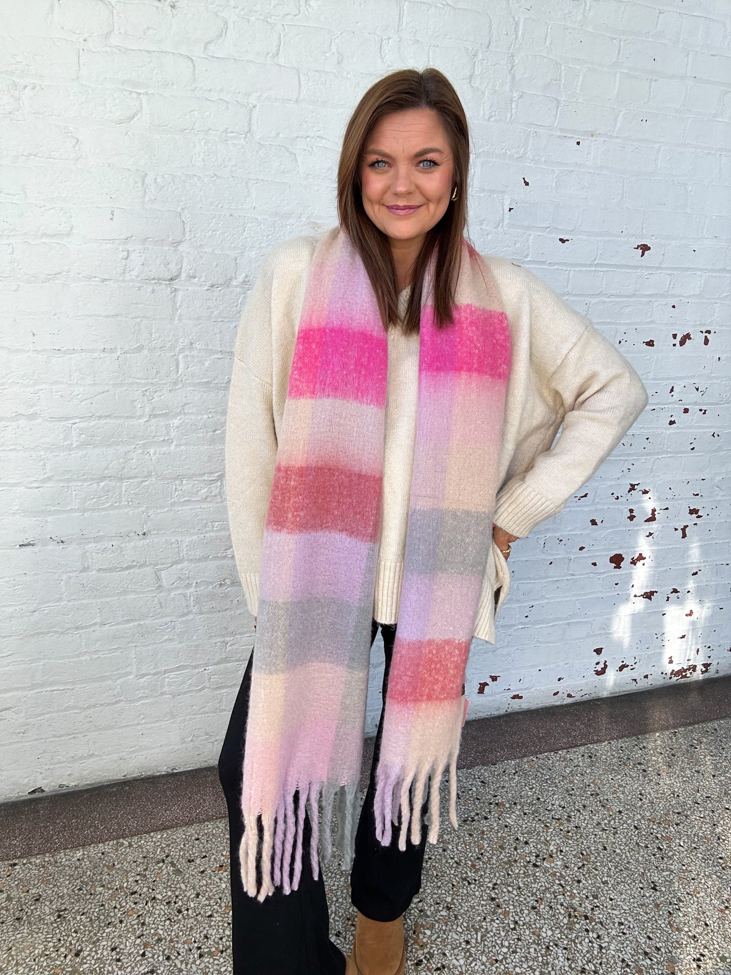 WINTER WOVEN SCARF - MULTI