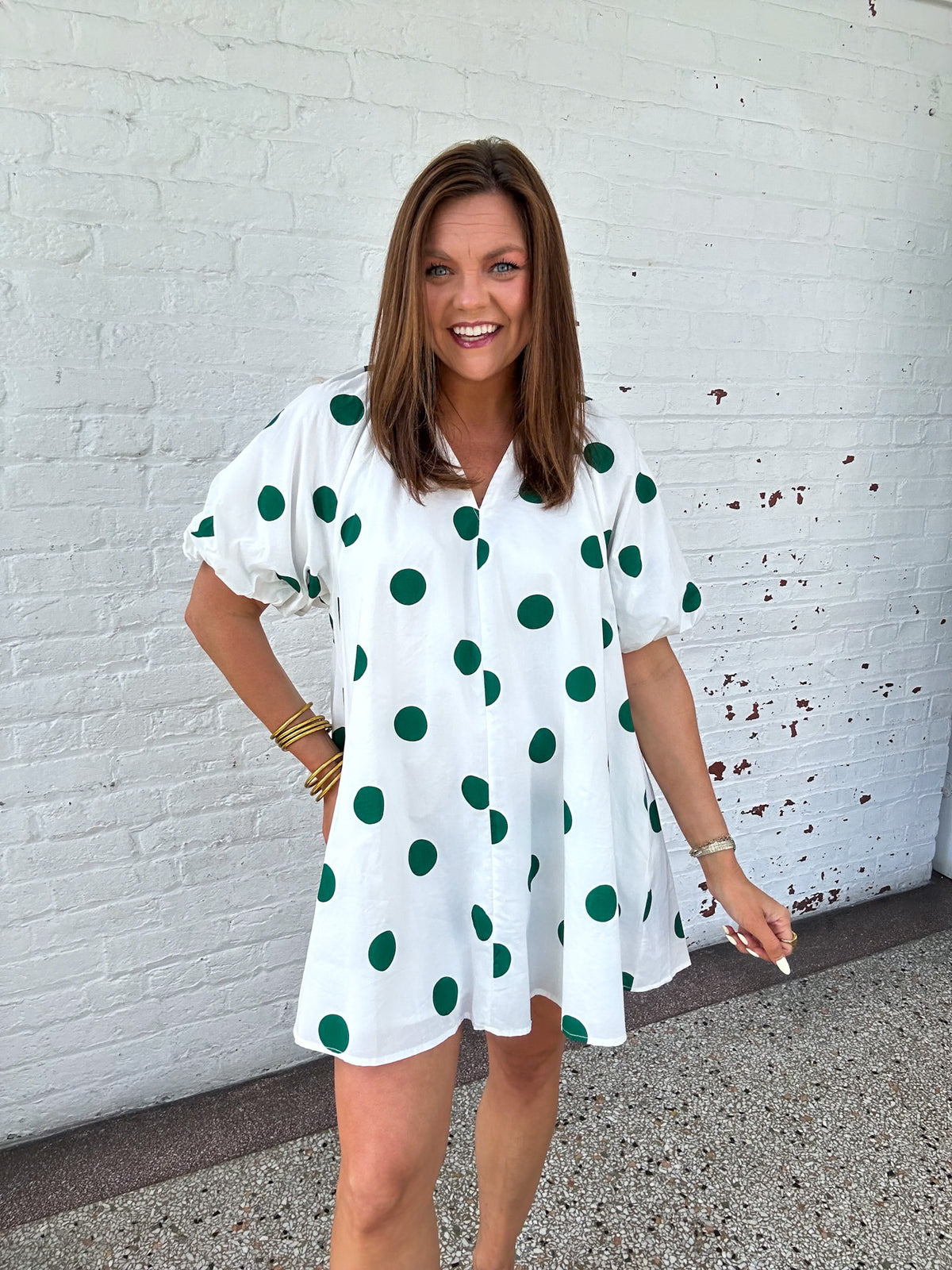 KELLY DOT MINI DRESS
