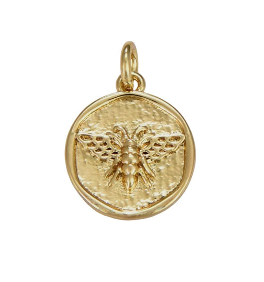 Queen Bee Medallion Charm