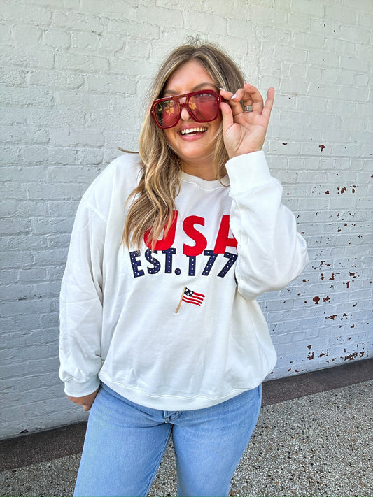 USA TRADITION CREWNECK