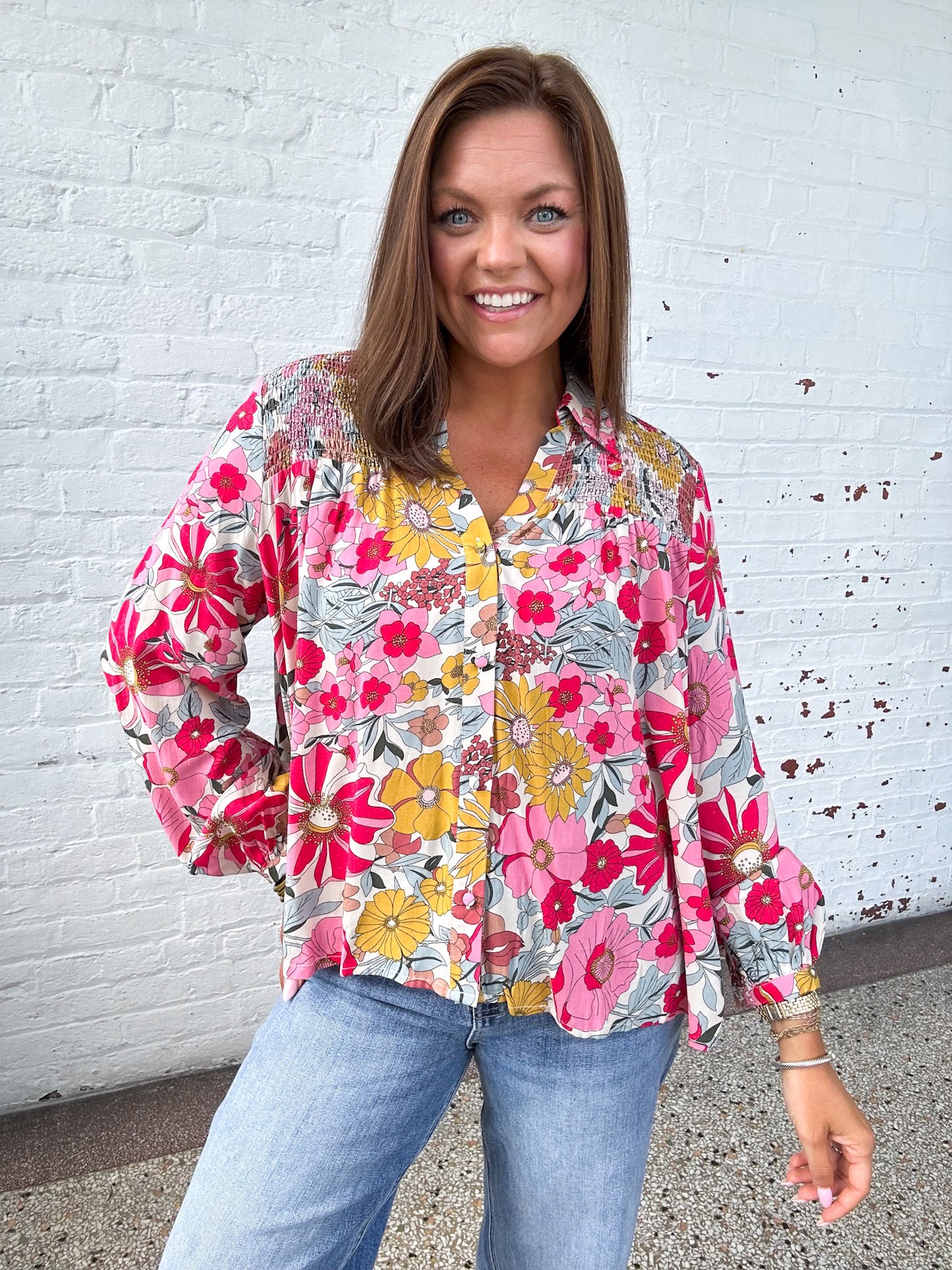 LET IT BE FLORAL TOP