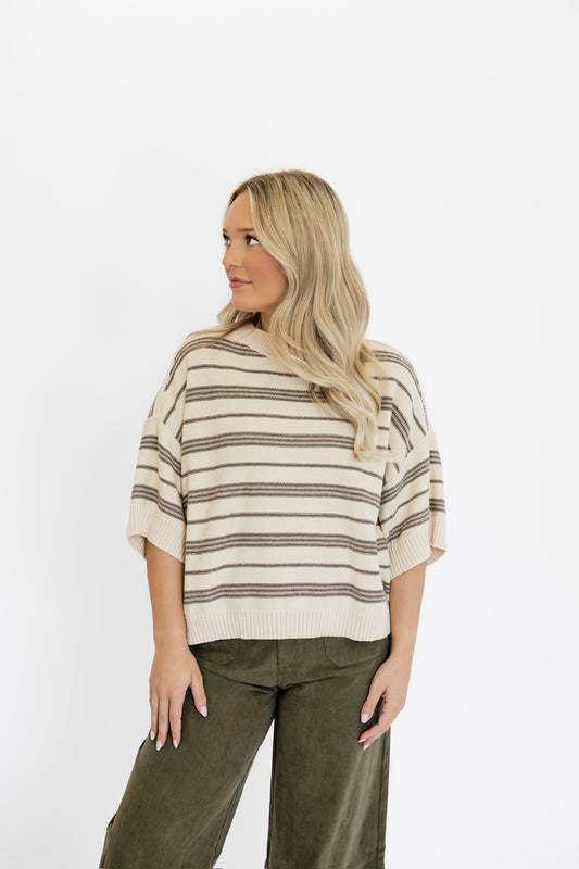 TOASTED STRIPED TOP