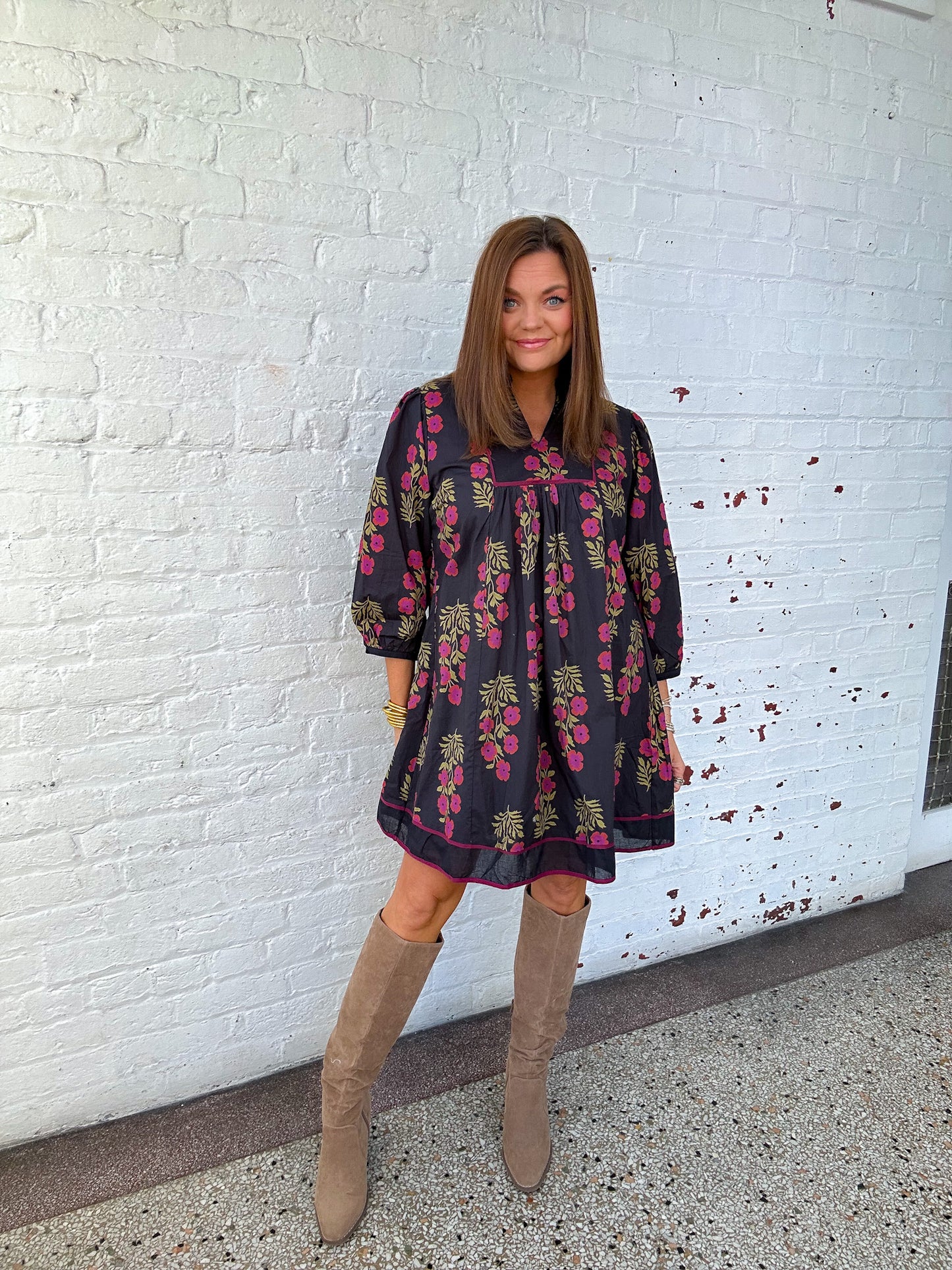 PETAL TO THE METAL MINI DRESS