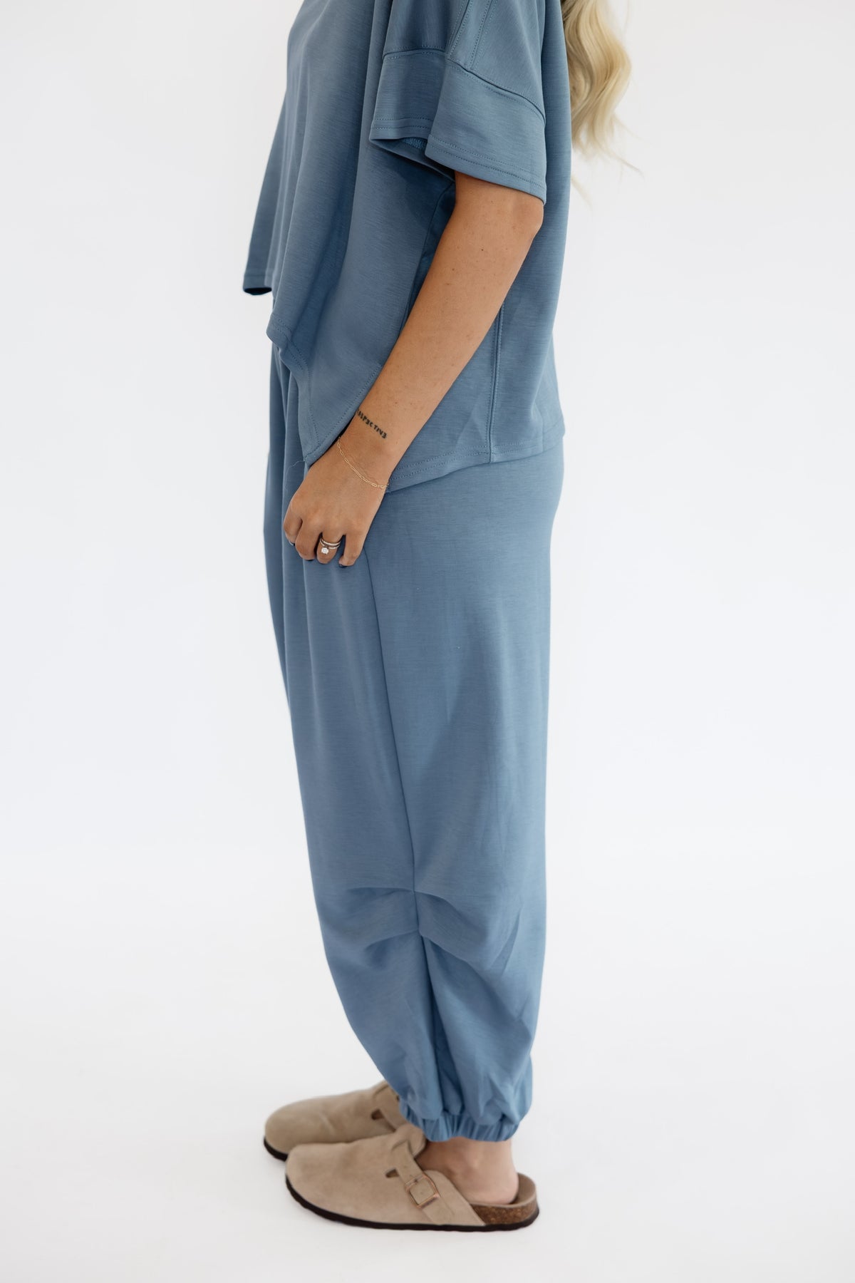 ALL IS WELL LOUNGE SET - WASHED BLUE