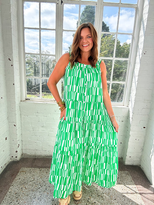 EMERALD CUT MAXI DRESS