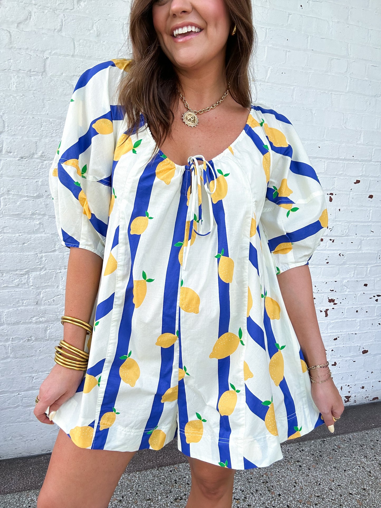 POSITANO LEMON ROMPER