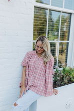 Load image into Gallery viewer, PRETTY IN PLAID TOP
