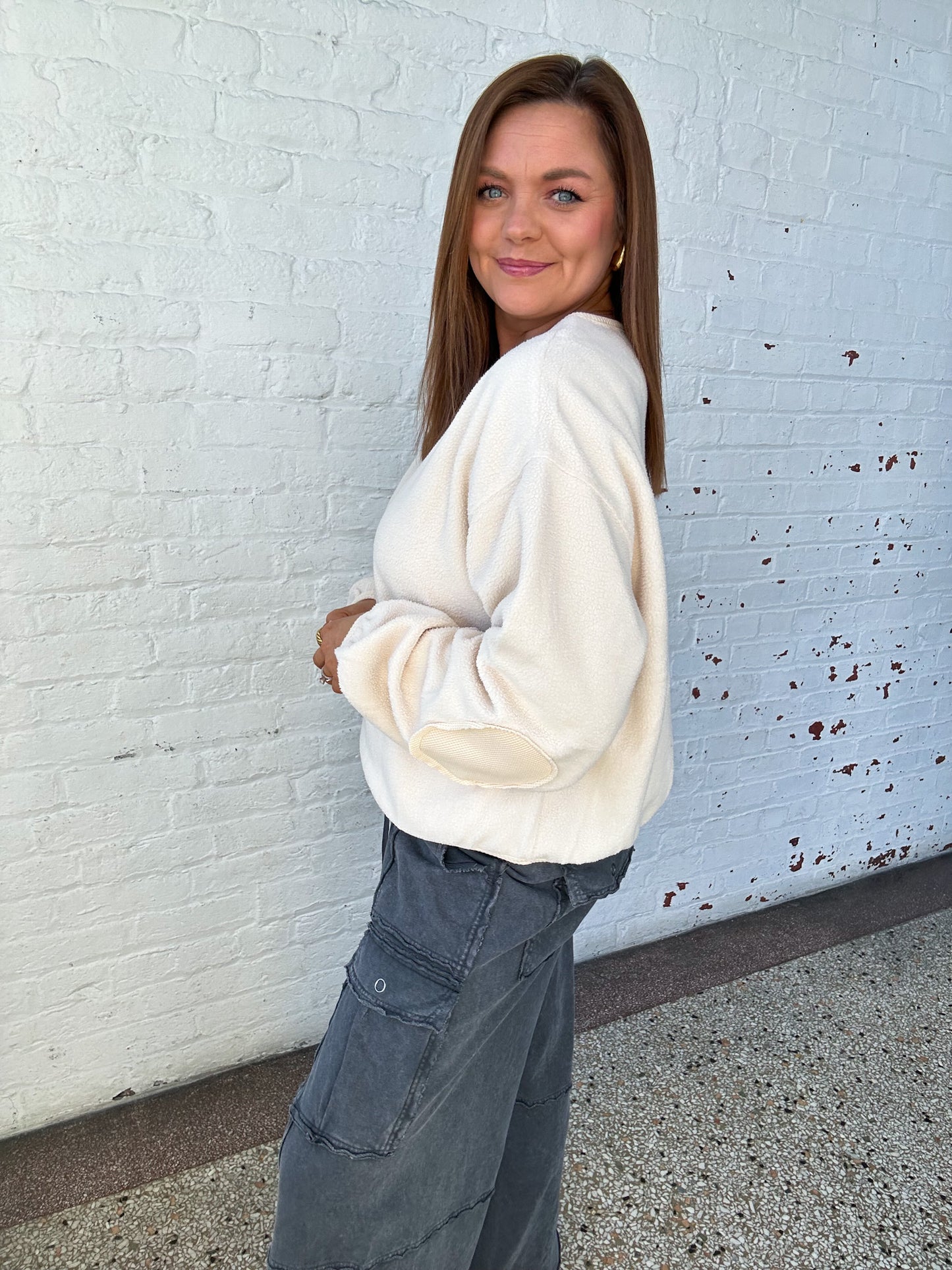 VANILLA SHERPA JACKET