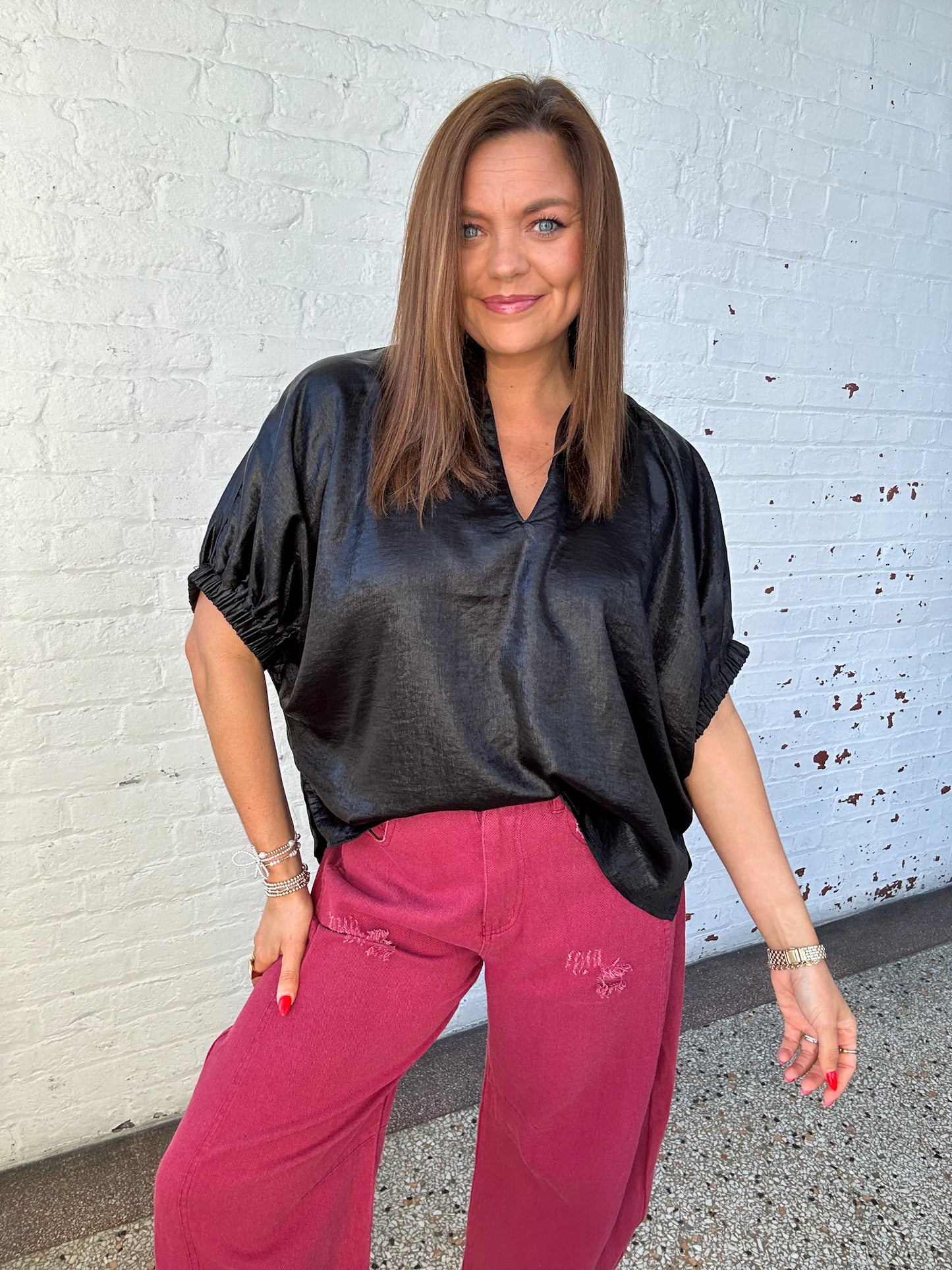 MIDNIGHT METALLIC TOP