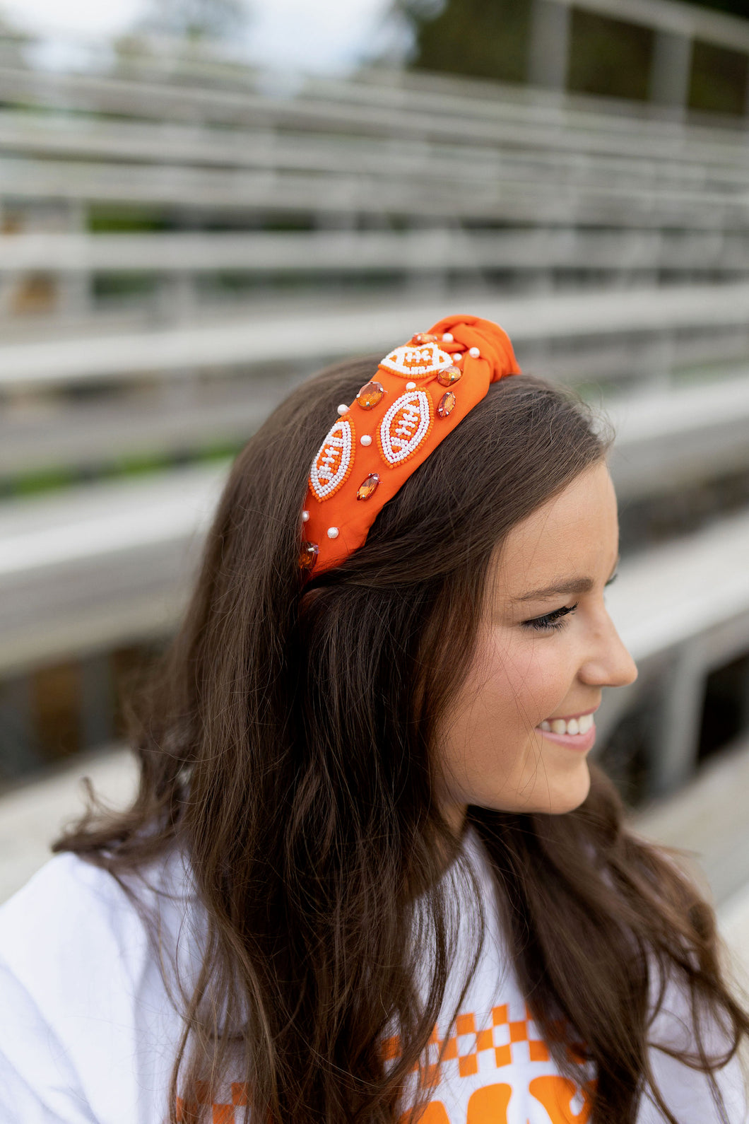 FOOTBALL BEADED HEADBAND