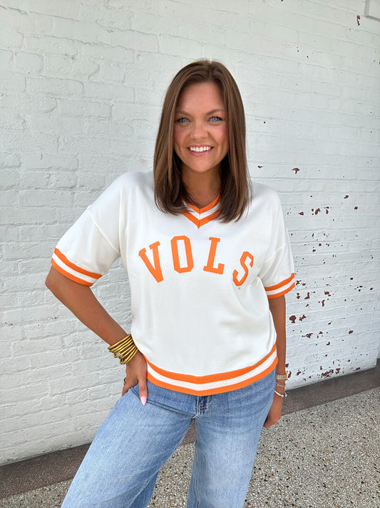 VOLS VARSITY SWEATER TOP