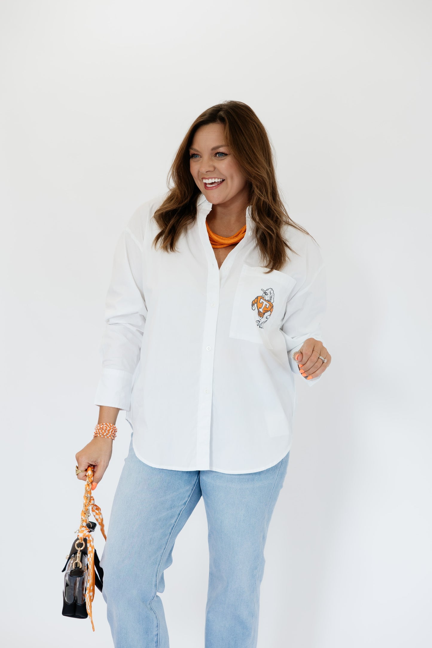 *PRE-ORDER* TENNESSEE EGACY LOGO OXFORD BUTTON UP