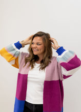 Load image into Gallery viewer, WRAPPED UP IN COLOR CARDIGAN
