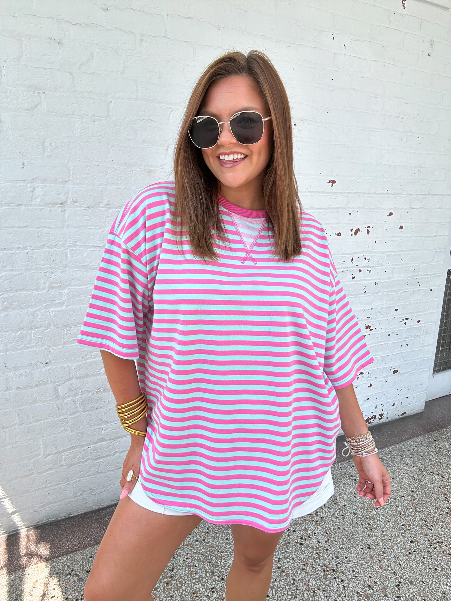PIER WALKS STRIPED TEE