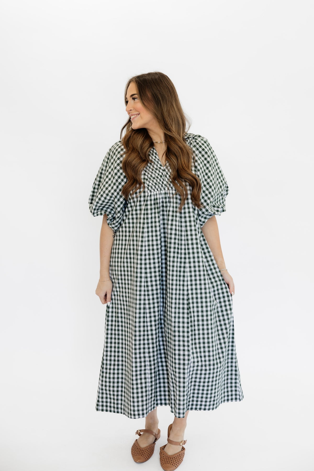 WREN MIDI DRESS