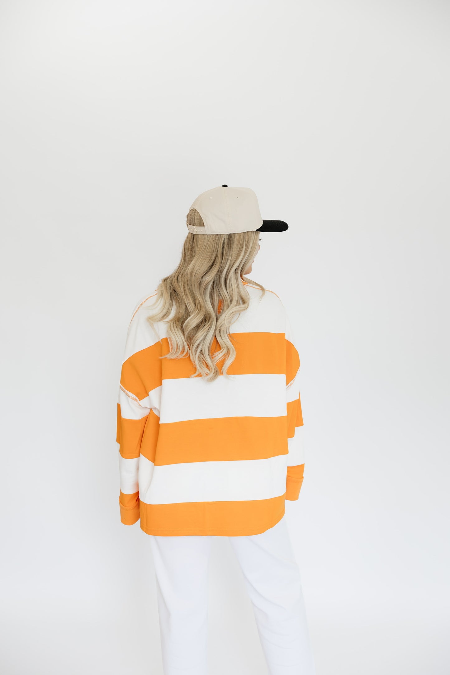 VARSITY STRIPED PULLOVER