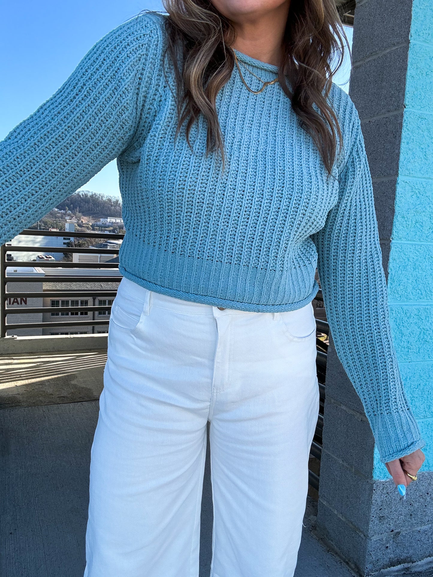 WINTER BLUES SWEATER