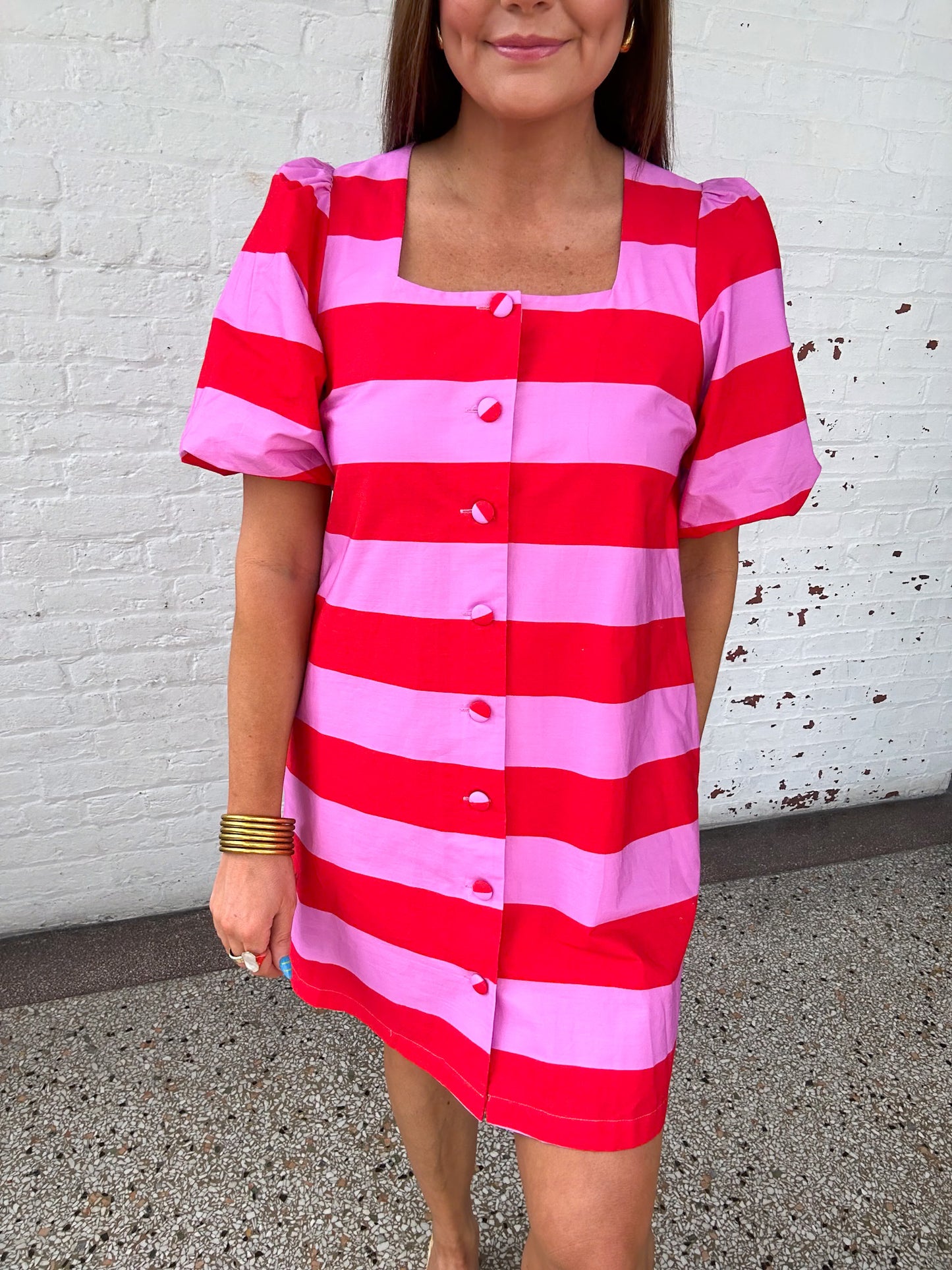 CHERRY BLUSH MINI DRESS