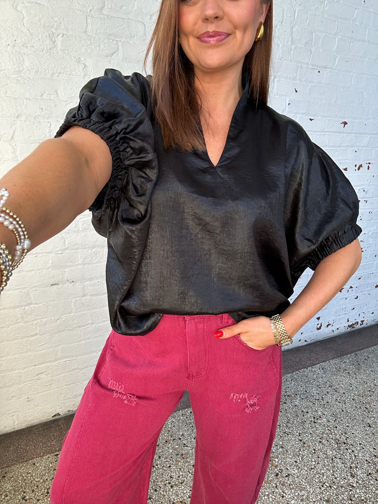 MIDNIGHT METALLIC TOP