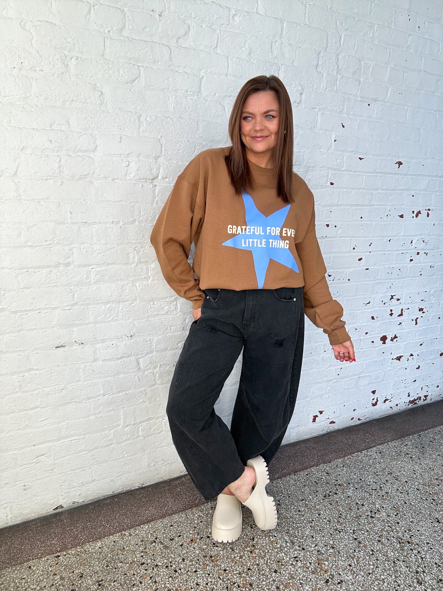 GRATEFUL FOR EVERY LITTLE THING SWEATSHIRT