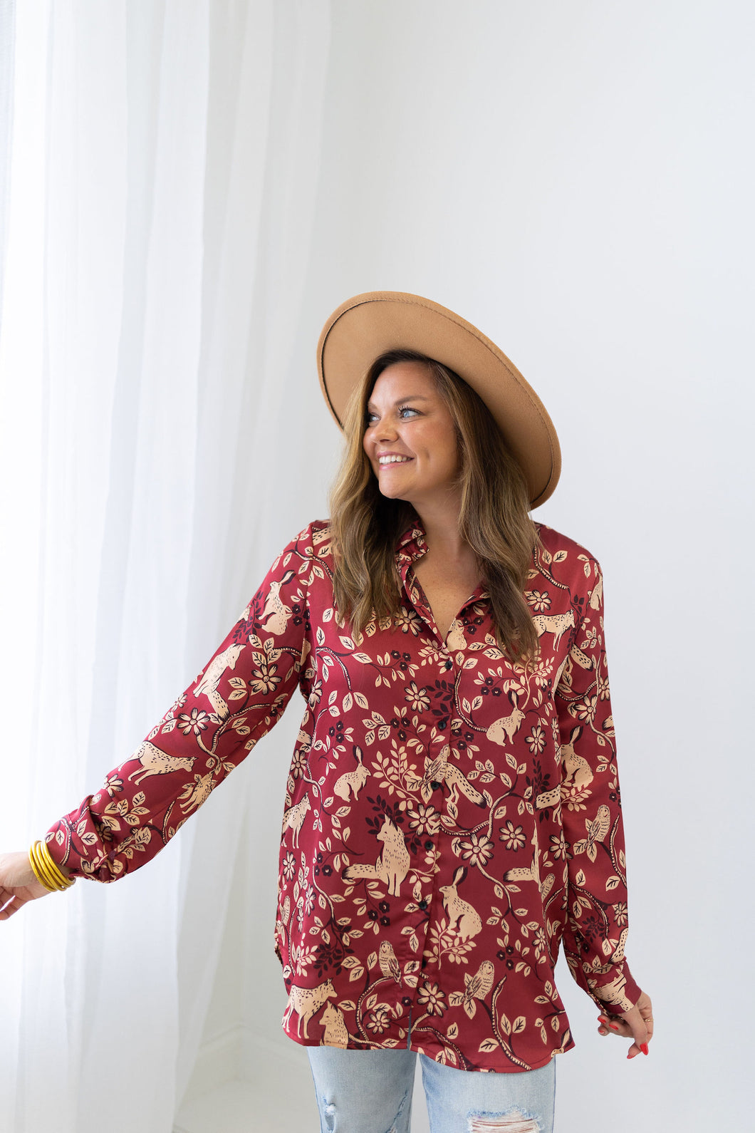 SCARLET WOODS TOP
