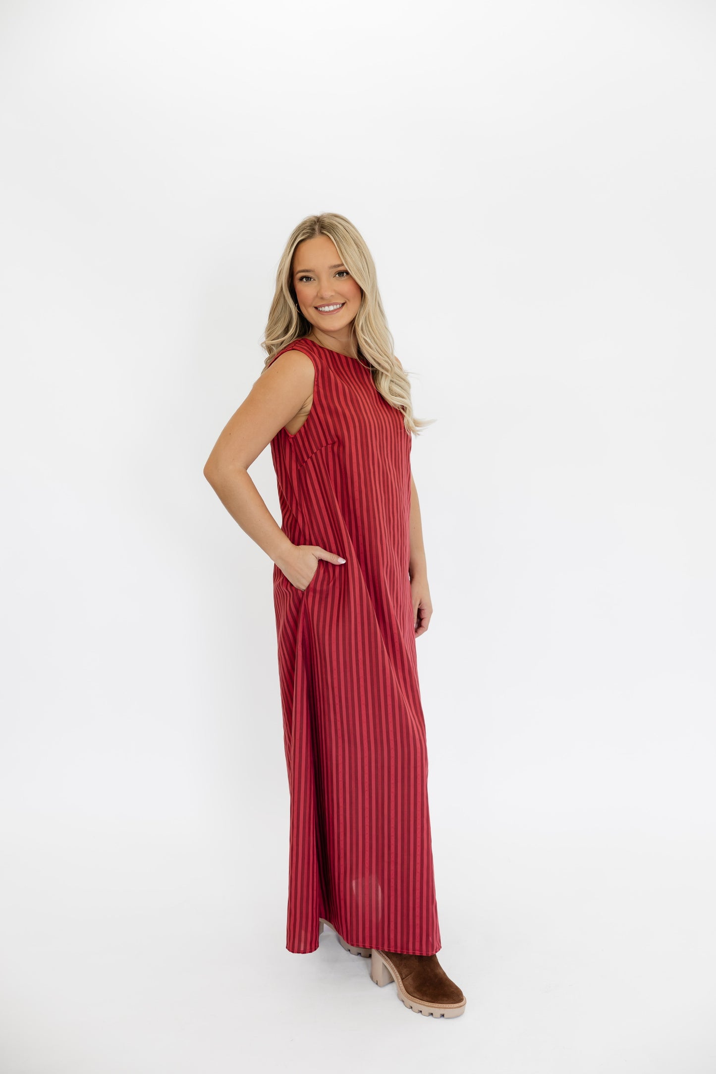 SO SCARLET MAXI DRESS