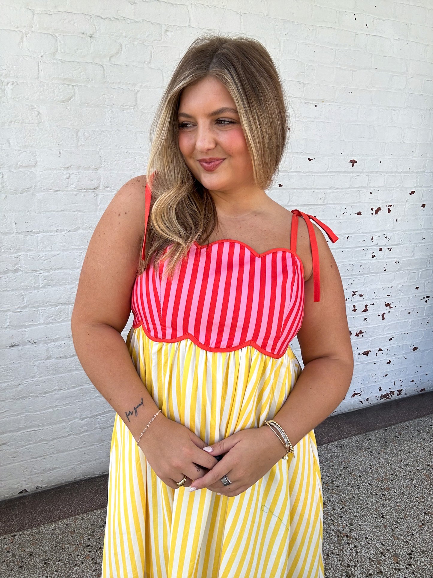 COLOR ME HAPPY MIDI DRESS