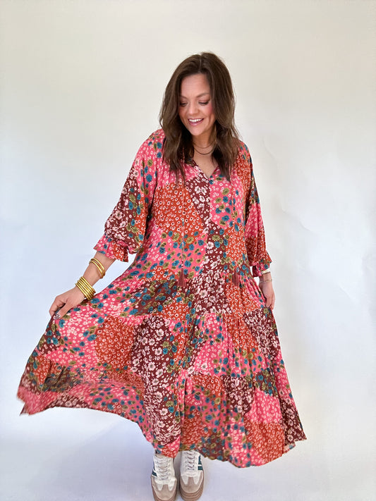 RUBY FLORAL MAXI DRESS