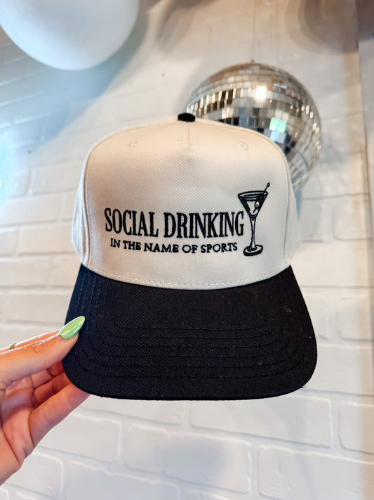 SOCIAL DRINKING TRUCKER HAT