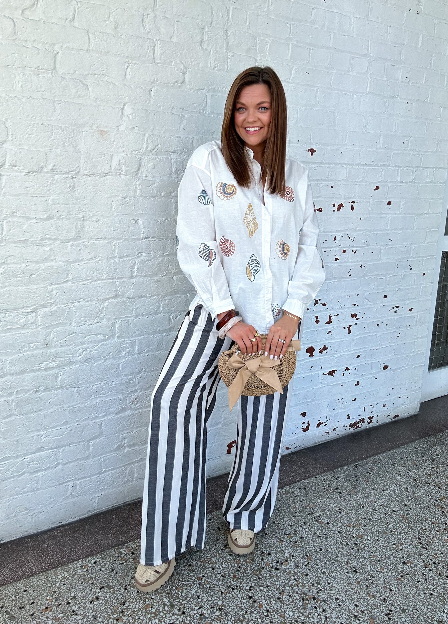 SETTING SAIL STRIPED PANTS