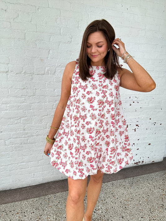 CHERRY BLOSSOM MINI DRESS