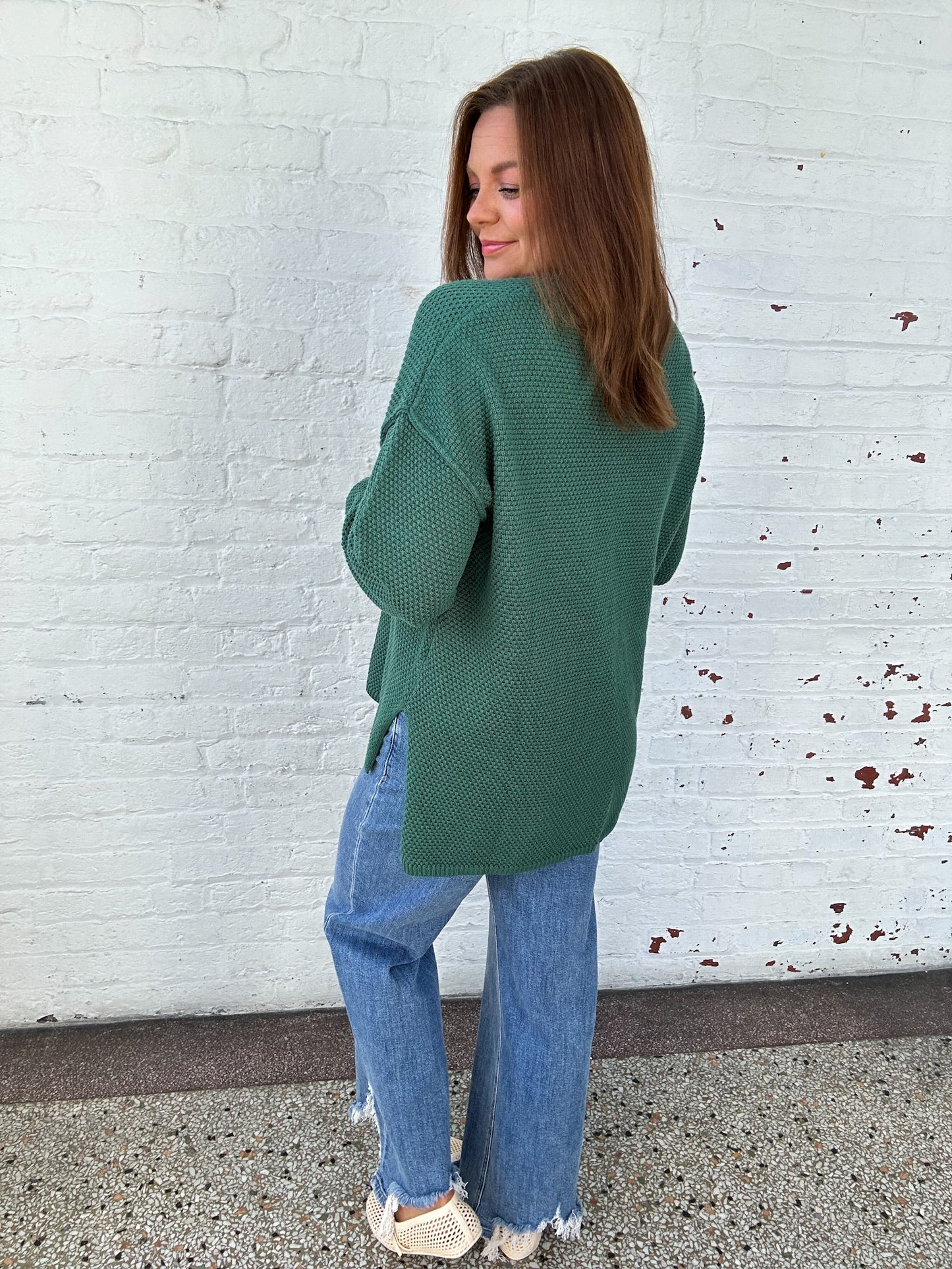 LAYER UP SWEATER - FOREST