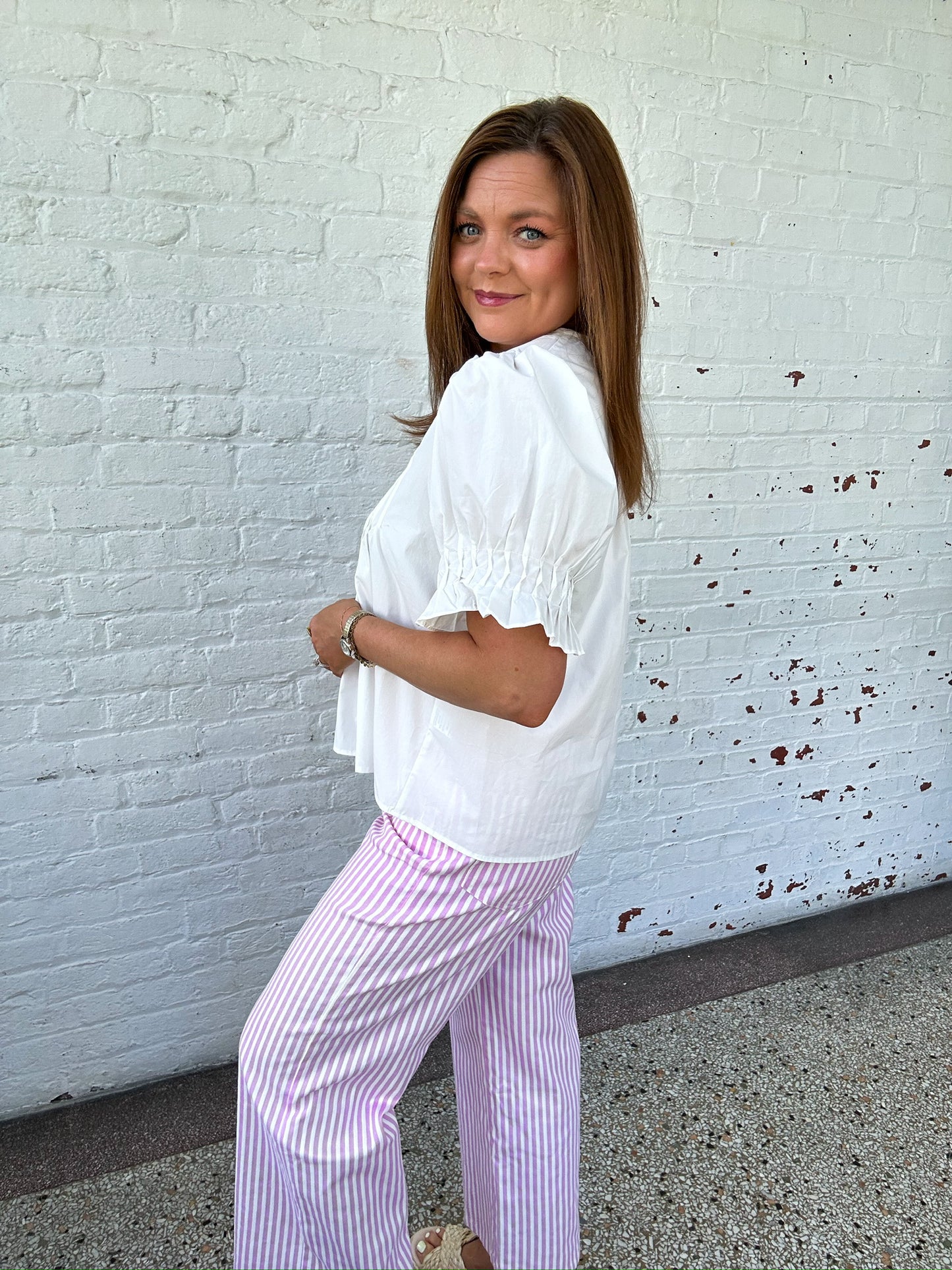 PLEAT ON REPEAT TOP