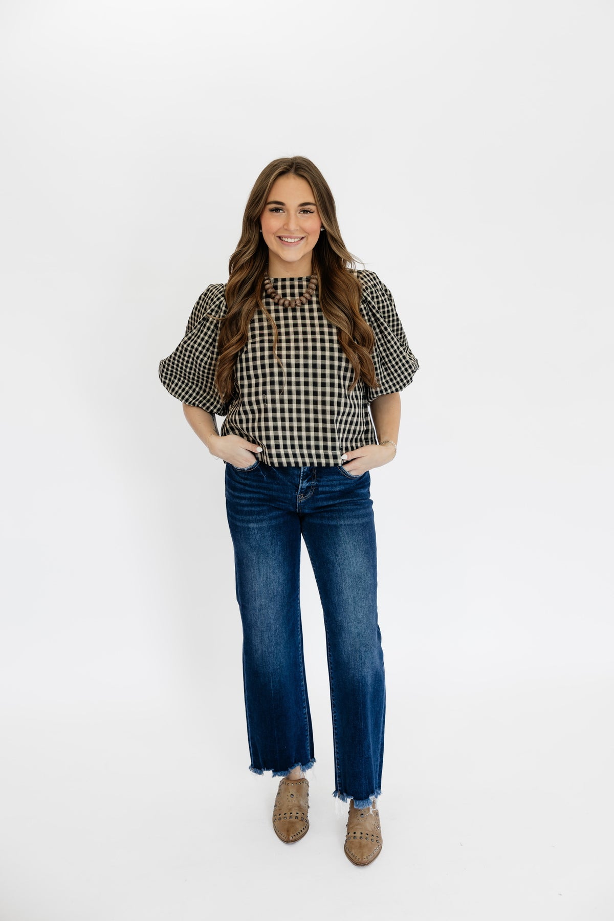 HEIRLOOM GINGHAM TOP
