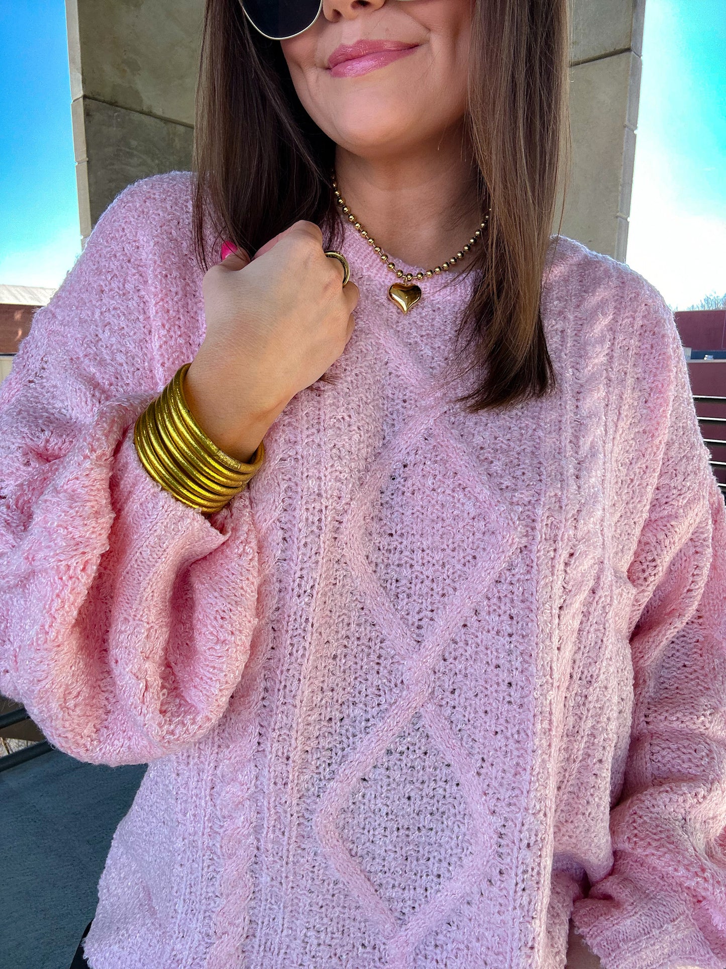 SPRING SWEATHEART SWEATER