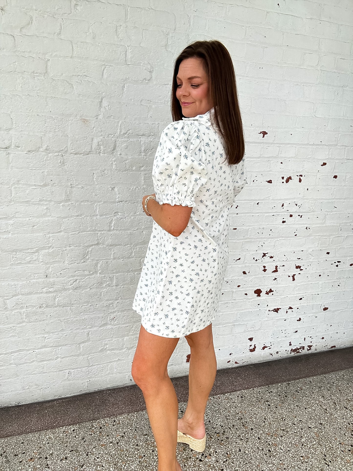 JUST IMAGINE FLORAL MINI DRESS