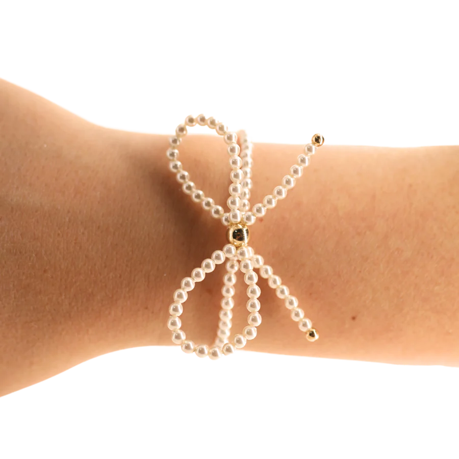 Pearl Bow Bracelet