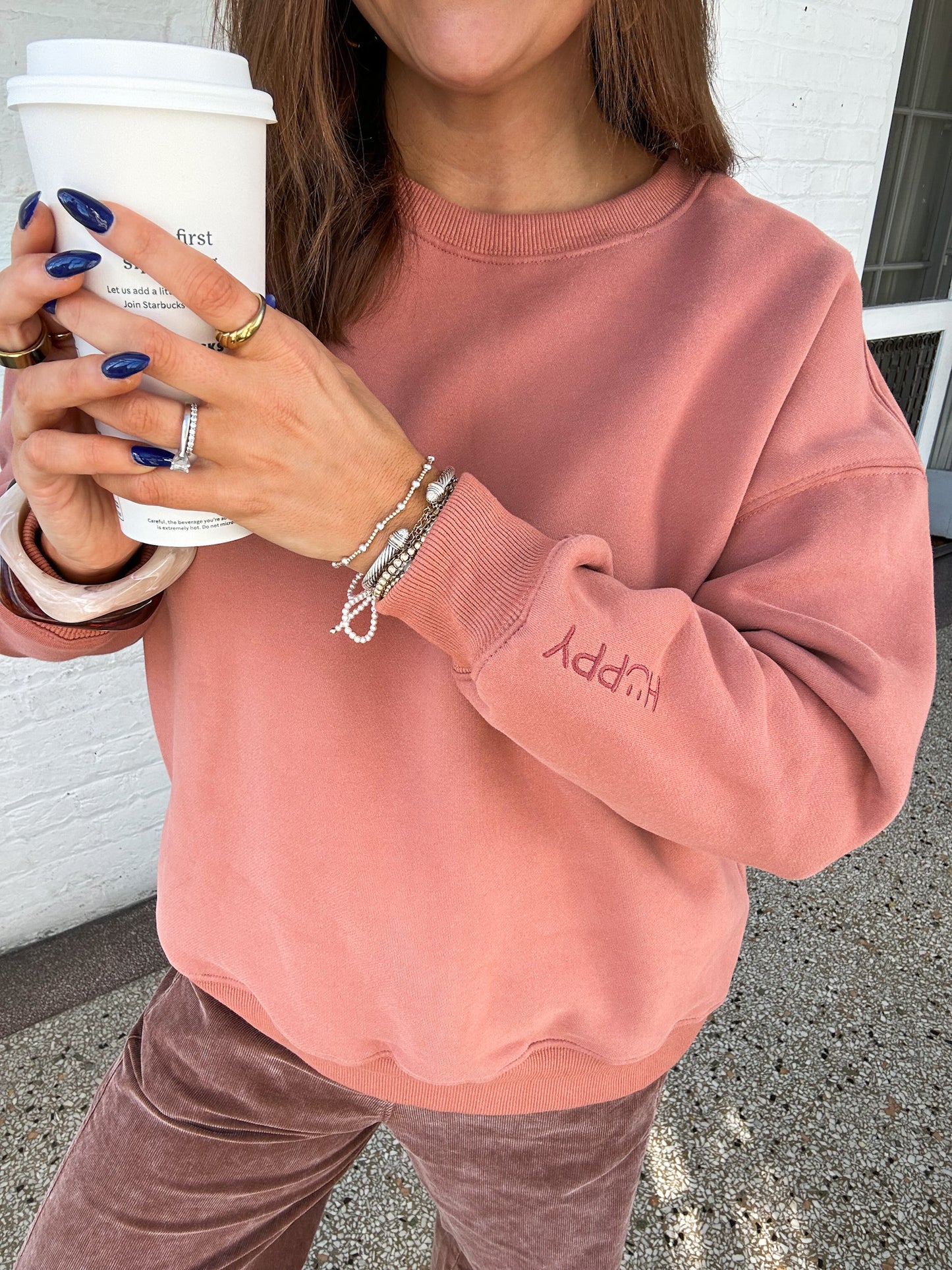 CHOOSE HAPPY CREWNECK