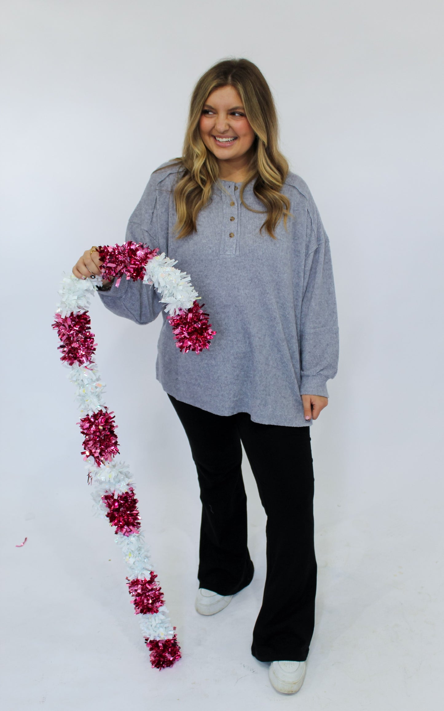 GOOD INTENTIONS PULLOVER - GREY