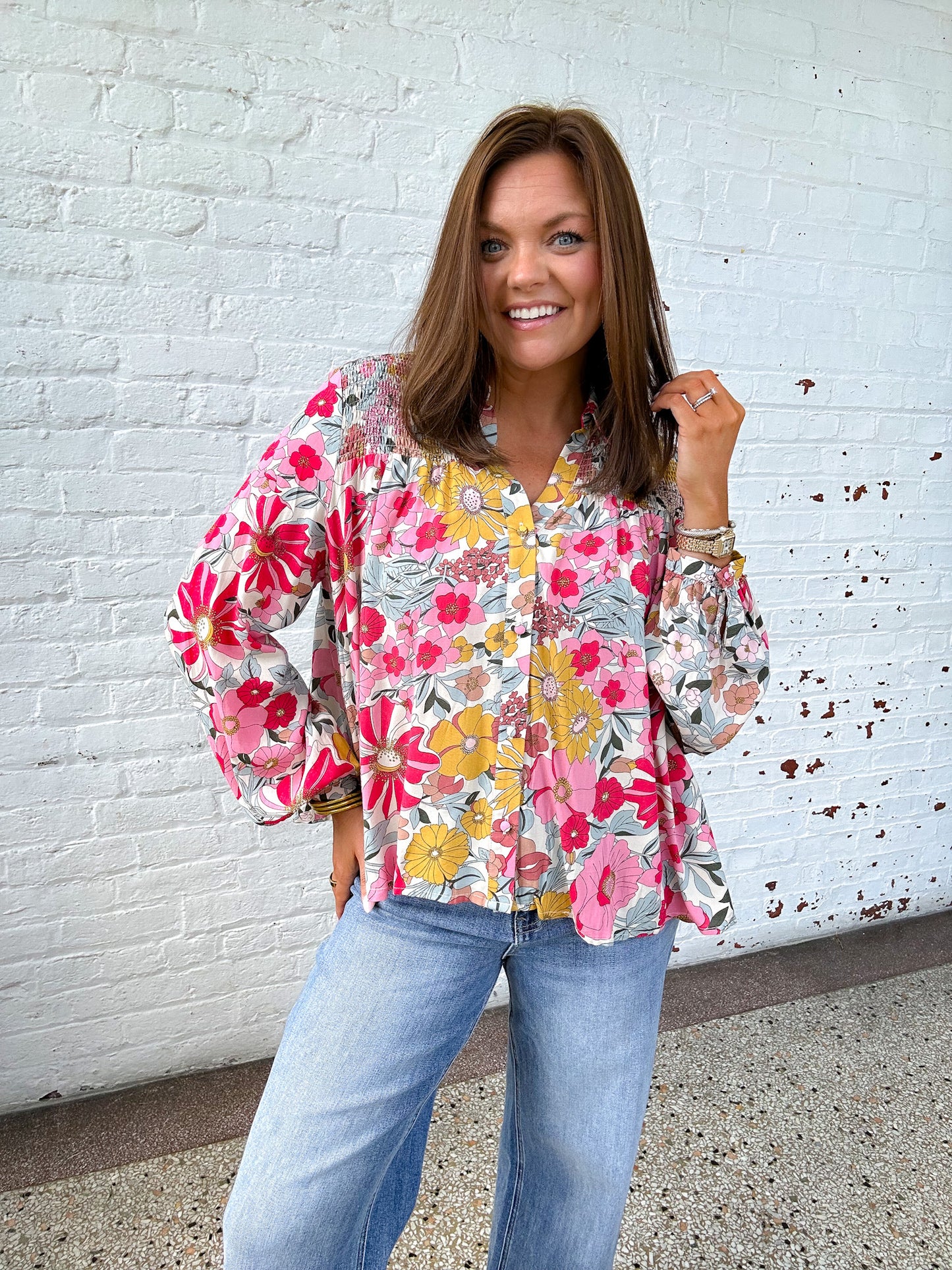 LET IT BE FLORAL TOP