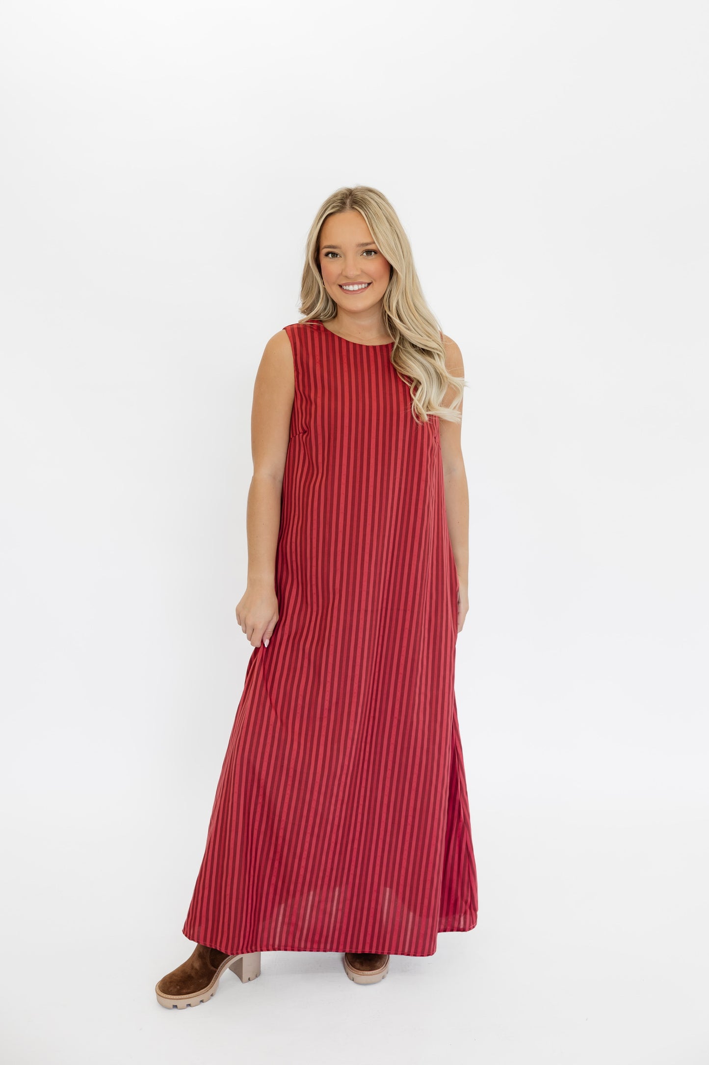SO SCARLET MAXI DRESS