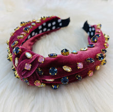 Load image into Gallery viewer, BE CHIC JEWELED VELVET HEADBANDS
